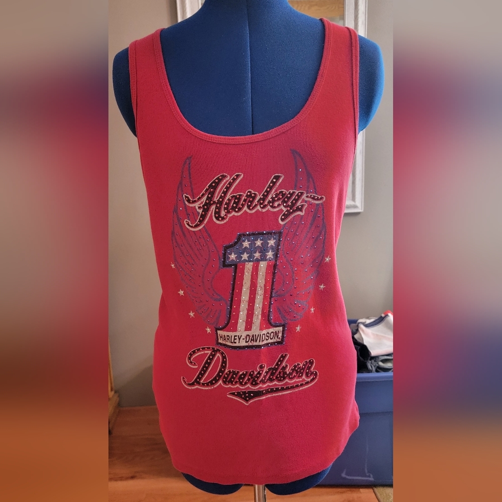 Womens Harley Davidson tank top #1